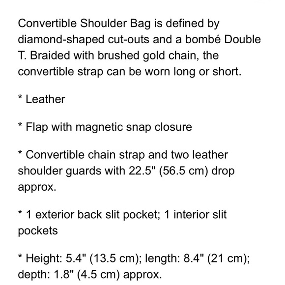 NWT Tory Burch Fleming diamond perforated golden sunset crossbody - Picture 5 of 10